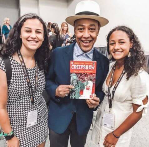 Kale Lyn Esposito father Giancarlo Esposito and sisters in Comic-Con International.